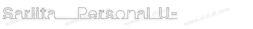 Sarlita   Personal U字体转换